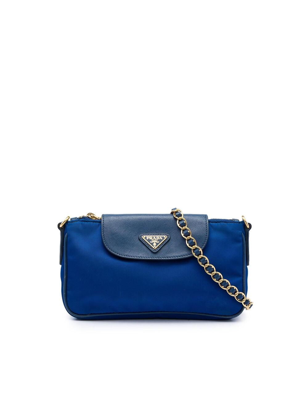 Prada Chain Crossbody Bag Tessuto And #376438P75B